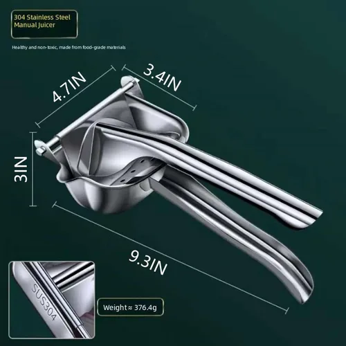 Vista 3 de Stainless SteelFresh Fruit Juice Extractor - Lemon Squeezer Manual,Heavy Duty，Hand Press with Ergonomic Grip for Orange Citrus Pomegranate Lime