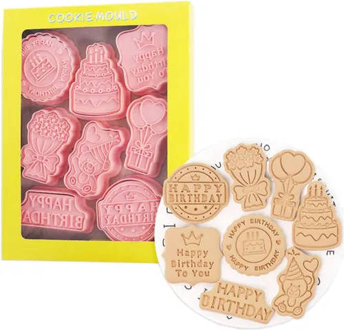 Vista 19 de Juego de 8 moldes de galletas de astronauta para hornear, moldes de galletas alienígenas, juego de moldes de galletas de meteoritos y herramientas