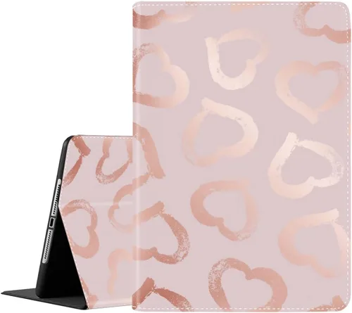 Vista 13 de Funda para Samsung Galaxy Tab A de 10.1 pulgadas 2016 Tablet (SM-T580/T585, versión sin bolígrafo), funda plegable delgada con función de encendido