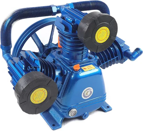 Vista 10 de Cabezal de bomba de compresor de aire de doble cilindro de 4 KW (5.5HP), reemplazo de la bomba del compresor de aire, 175 PSI (1.16Mpa) Bomba