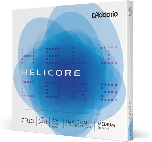 Vista 6 de D'Addario Helicore - Cuerda de violonchelo simple, escala 1/2, tensión media