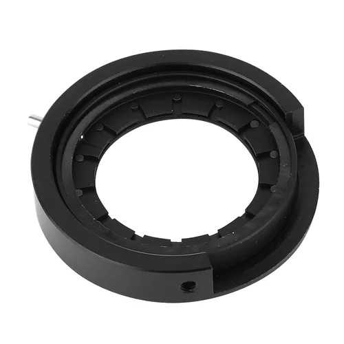 Vista 5 de Microscope Iris Adapter Aperture Adjustable Lens Optical Diaphragm for Microscope(SK25 with Base)