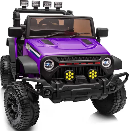 Vista 21 de Auto de juguete de 24 V, vehículo eléctrico para niños de 24 voltios con control remoto, 3 velocidades, color negro