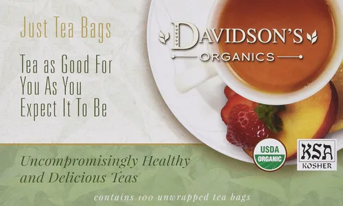 Vista 56 de Davidson's Organics, English Breakfast, 100 bolsas de té sin envolver