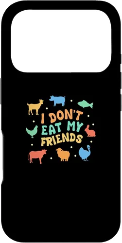 Vista 30 de Goat Pig Fish Friends Design for Vegan People Case for iPhone 16