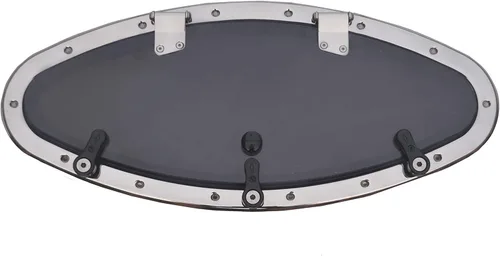Vista 6 de Ojo de buey para barco/escotilla portlight/ventana - Apertura en forma de ojo de acero inoxidable para barco/yate/náutico/RV