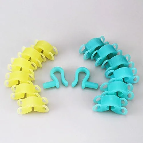 12pcs/Set Silicona Boca Prop Bite Block Látex Libre Dental 275.0 °F Esterilizado