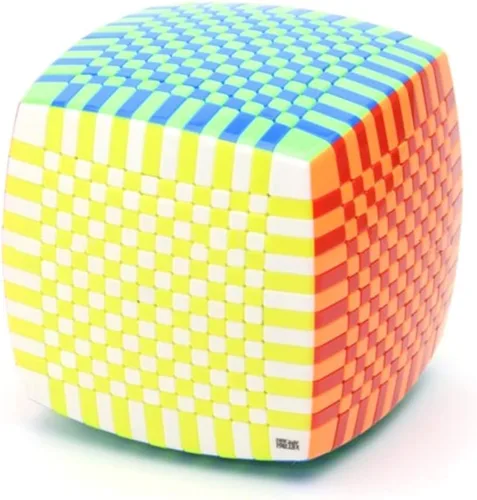 Vista 3 de CuberSpeed Moyu - Cubo de velocidad sin calcomanías de 15 x 15 x 15 pulgadas, rompecabezas de cubo de velocidad