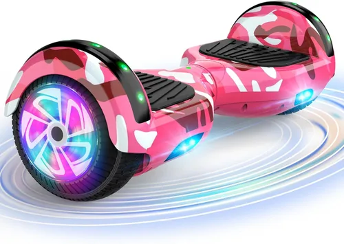 Vista 17 de CBD Scooter with Corlorful LED Lights,6.5" Wheels, Dual 300W Motor Scooter for Kids Girls Boys Adults, All Ages
