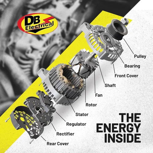 Vista 5 de DB de aparatos eléctricos AND0189 Alternador (para Dodge, Jeep 99 00 de)