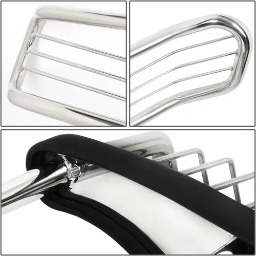Vista 3 de DNA MOTORING GRILL-G-015-SS Parachoques Delantero Cepillo Rejilla Protector