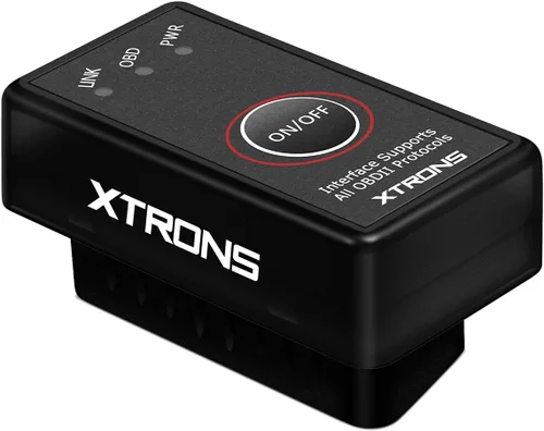 XTRONS OBD2 II Herramienta de diagnóstico auto del coche lector de código de coche comprobar motor con interruptor de encendido/apagado para
