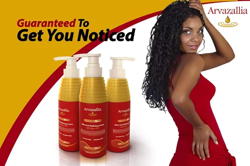 Vista 5 de Crema de ultra definición para rizos, con aceite de argán por arvazallia para cabello ondulado y rizado