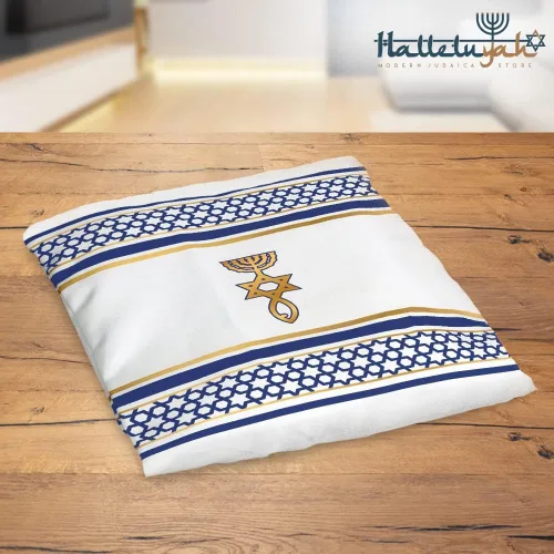 Vista 9 de HalleluYAH Mantón de oración mesiánico Tallit de 72 x 22 pulgadas con bolsa para hombres y mujeres