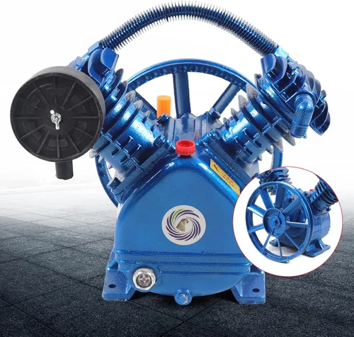 Vista 3 de Cabezal de bomba de compresor de aire 3HP/175psi, cabezal de compresor de aire neumático de 2.2KW, cabezal de cilindro de aluminio, cabezal