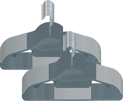 Vista 8 de Simplify Paquete de 8 ganchos definitivos Protector de collar en forma de S Ultrafino Antideslizante Barra de accesorios Cinturones