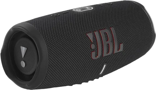 Vista 4 de JBL Charge 5 Altavoz portátil resistente al agua con batería integrada y estuche de fibra de carbono gSport (negro)