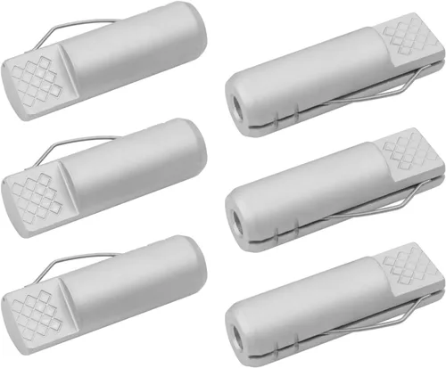Vista 11 de POWERTEC 2 unidades de banco de aluminio con resorte para agujero de perro de banco de 3/4 pulgadas, banco para carpintería, se adapta a banco