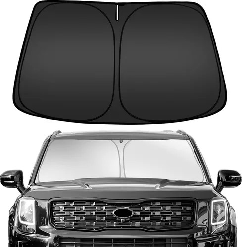 Vista 56 de ARISMOTOR Parasol para parabrisas para BMW X3 2018-2025, ajuste personalizado plegable, protector de parasol y visera solar para ventana delantera