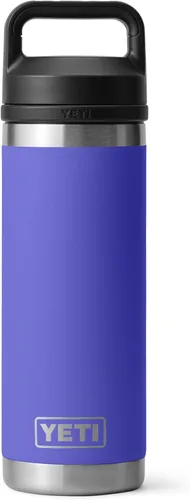 Vista 43 de YETI Rambler - Botella de acero inoxidable con aislamiento al vacío y con tapa Chug, 18 onzas, negro piedra