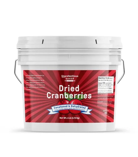 Unpretentious Arándanos secos, 1 galón, ensaladas, granolas, yogures, galletas y almacenamiento de alimentos