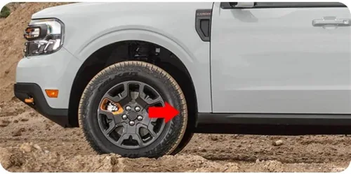 Vista 4 de Car Exterior for Maverick XL XLT for Lariat 2022 2023 Mudguards Mud Flaps Splash Guards Front Rear Wheels Fender Car Accessories