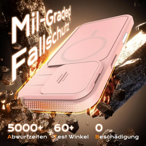 Vista 624 de TOCOL Funda para iPhone 11, compatible con Magsafe, protección completa de cámara, imanes integrados, protección contra caídas, funda translúcida