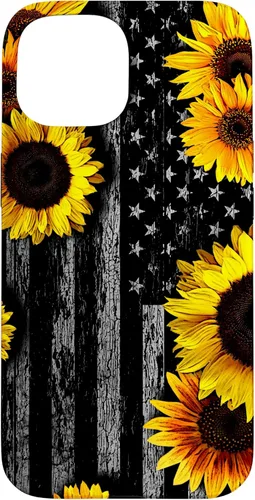 Vista 6 de American Flag with Sunflowers Case for iPhone 17