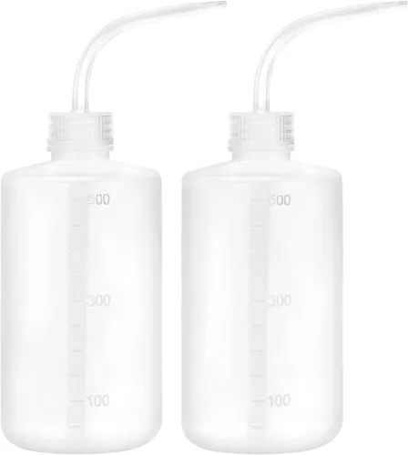 Vista 9 de DEPEPE Paquete de 6 botellas de 250 ml exprimibles para líquidos, botella de plástico LDPE de seguridad con boca estrecha y etiquetas de escala