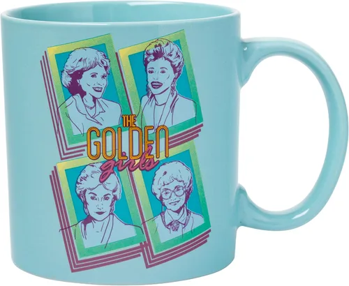 Vista 8 de Silver Buffalo The Golden Girls Quiet You Trash - Taza de cerámica, 20 onzas