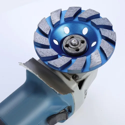 Vista 5 de TM disco de 4 pulgadas para molienda de diamantes de turbo de hormigón para amoladora de ángulo de trabajo duro 12 segs