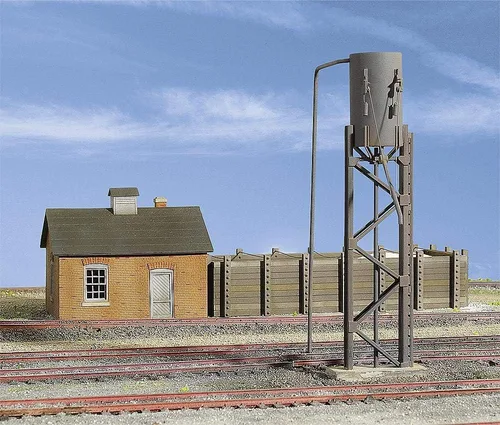 Vista 12 de Walthers Cornerstone Serie Kit HO Scale 2-Stall Motor House & Accesorios