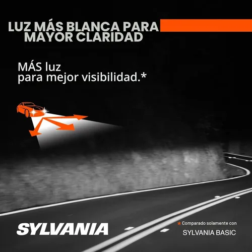 Vista 2 de SYLVANIA 9005 SilverStar Ultra - Bombilla halógena para faros delanteros de alto rendimiento (contiene 2 bombillas)
