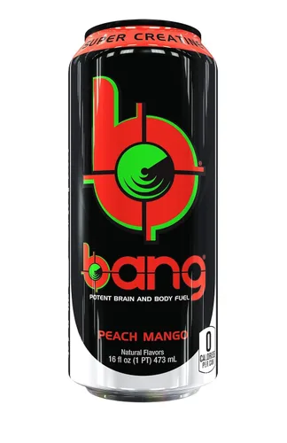 Vista 9 de Bang Energy BANG Peach Mango, lata de 16 onzas líquidas
