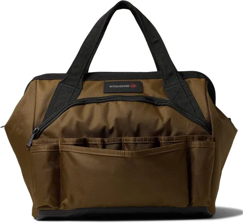 Vista 17 de WOLVERINE Tool Bag Tote Utility Roll Durable Nailhead Nylon, Adjustable Straps, and Versatile Pockets
