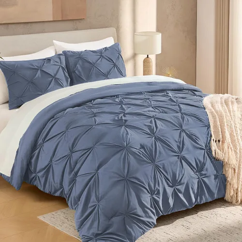 Vista 15 de Andency Juego de Edredón Beige Individual (66x90 Pulgadas), Edredón de 2 Piezas para Niñas y Niños, Juego de Edredón de Microfibra Suave