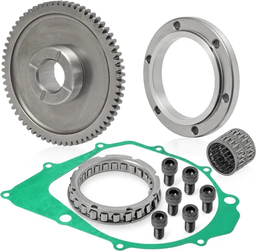Vista 6 de Kit de embrague de arranque rodamiento unidireccional + engranaje y junta para Yamaha 350 Raptor Warrior Big Bear Moto 4 YFM 350 1987-2014