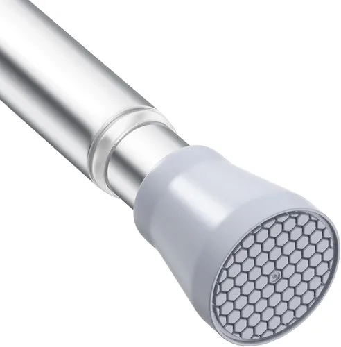 Vista 15 de AIZESI Barra de tensión negra de 16 a 26 pulgadas, barra de cortina ajustable de 7/8" de diámetro, barras de cortina de tensión pequeñas