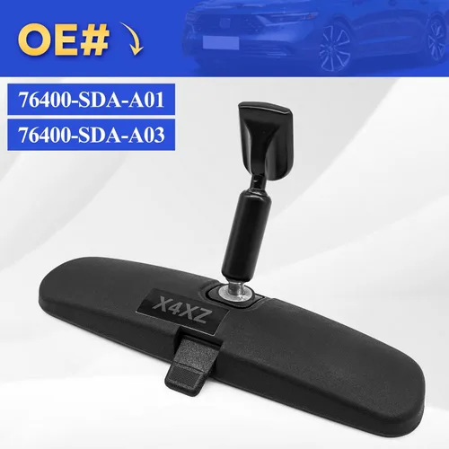 Vista 6 de 76400-SDA-A01 Espejo interior retrovisor para día/noche para Honda 1998-2013 Accord, 2000-2004 Odyssey, 2006-2011 Civic, 2002-2008 Pilot, Insight