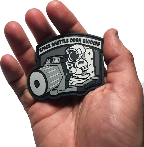 Vista 2 de Parche táctico de PVC/goma para puerta de lanzador espacial