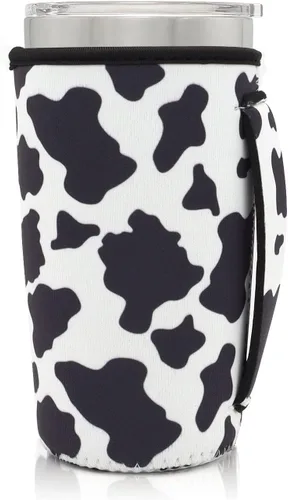 Vista 110 de Fundas Aislantes de Neopreno Portavasos con Asa para Vasos Tumbler de 20oz, Funda Reutilizable para Café Helado Para Tazas de Café de 30oz - 32oz