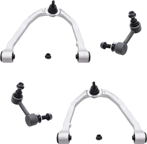 Vista 63 de Detroit Axle - Kit de suspensión frontal de 4 piezas para Chevrolet Aveo5 Aveo Pontiac G3 Wave Wave5 Suzuki Swift+, 2 brazos de control inferiores