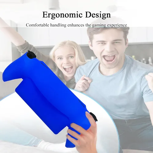 Vista 7 de MOJOXR Silicone Protective Cover and Stick Caps Compatible with Playstation Portal, Anti-Slip Protector Case and 10 Thumb Grip Caps Accessories for