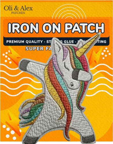 Vista 2 de Parches termoadhesivos - Parche de estrella blanca 10 piezas Parche bordado apliques A-31