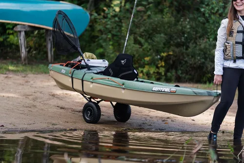 Vista 7 de Pelican Sentinel 100X - Angler Sit on top Fishing Kayak - Lightweight - Ergolounge™ Seating System