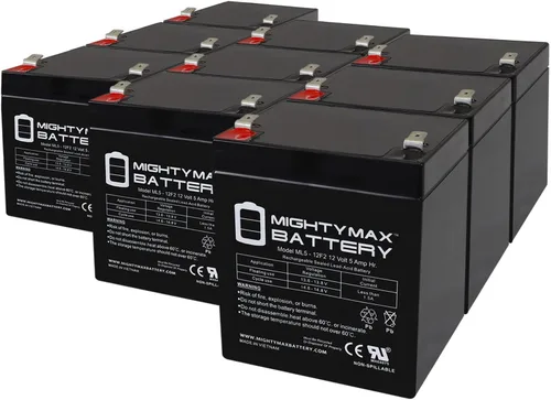 Vista 9 de Mighty Max Battery Batería de repuesto SLA de 12V 5Ah F2 SLA para puerta de garaje Craftsman 41A822-2 Pack