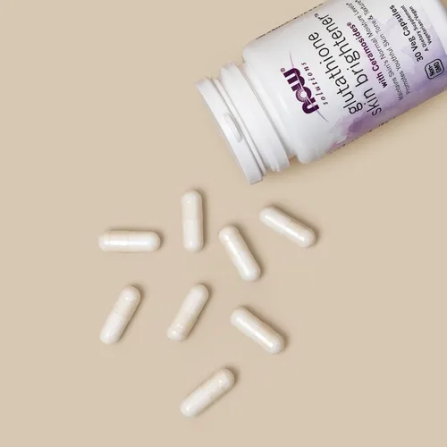 Vista 6 de NOW Foods Solutions, Aclarador de piel con glutatión con Ceramosides®, Hidratante e Iluminador, 30 Cápsulas Vegetales
