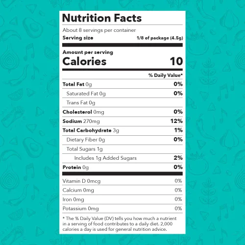 Vista 9 de CHI-CHI'S Mezcla de condimentos para tacos, 1.25 onzas (paquete de 24)