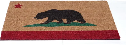 Vista 5 de KAF Home - Felpudo de fibra de coco de 17 x 30 pulgadas - California