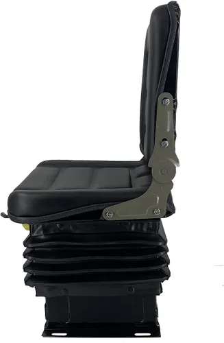 Vista 7 de Reemplazo de asiento de suspensión universal ajustable impermeable resistente para tractor, carretilla elevadora, excavadora, cargadora deslizante